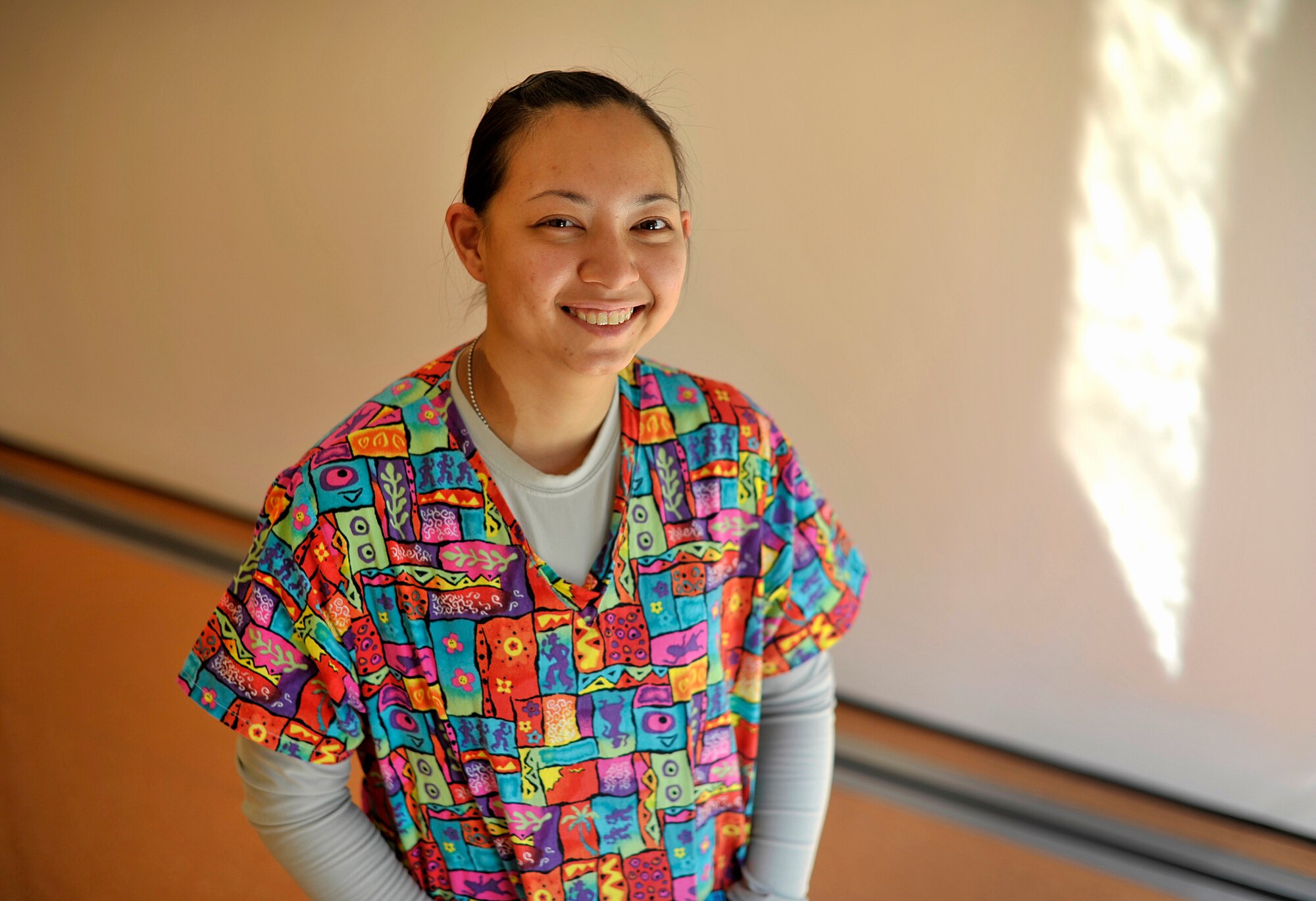 U.S. Air Force Senior Airman Aleza Chan, medical lab technician, 966th Air Expeditionary Squadron, is technician with the apheresis program at the NATO Role 3 Hospital, Kandahar Airfield, Afghanistan, Oct. 25, 2012. Chan is part of a five-person Air Force team that runs the apheresis program at the hospital, which helps to collect blood platelets donated by members at Kandahar. The platelets are then stored and later used to help promote blood clotting in trauma patients injured in combat. The apheresis section helps to collect platelets for not only patients at Kandahar, but also for 14 other Forward Operating Bases in Afghanistan. (U.S. Air Force photo/Staff Sgt. Clay Lancaster)