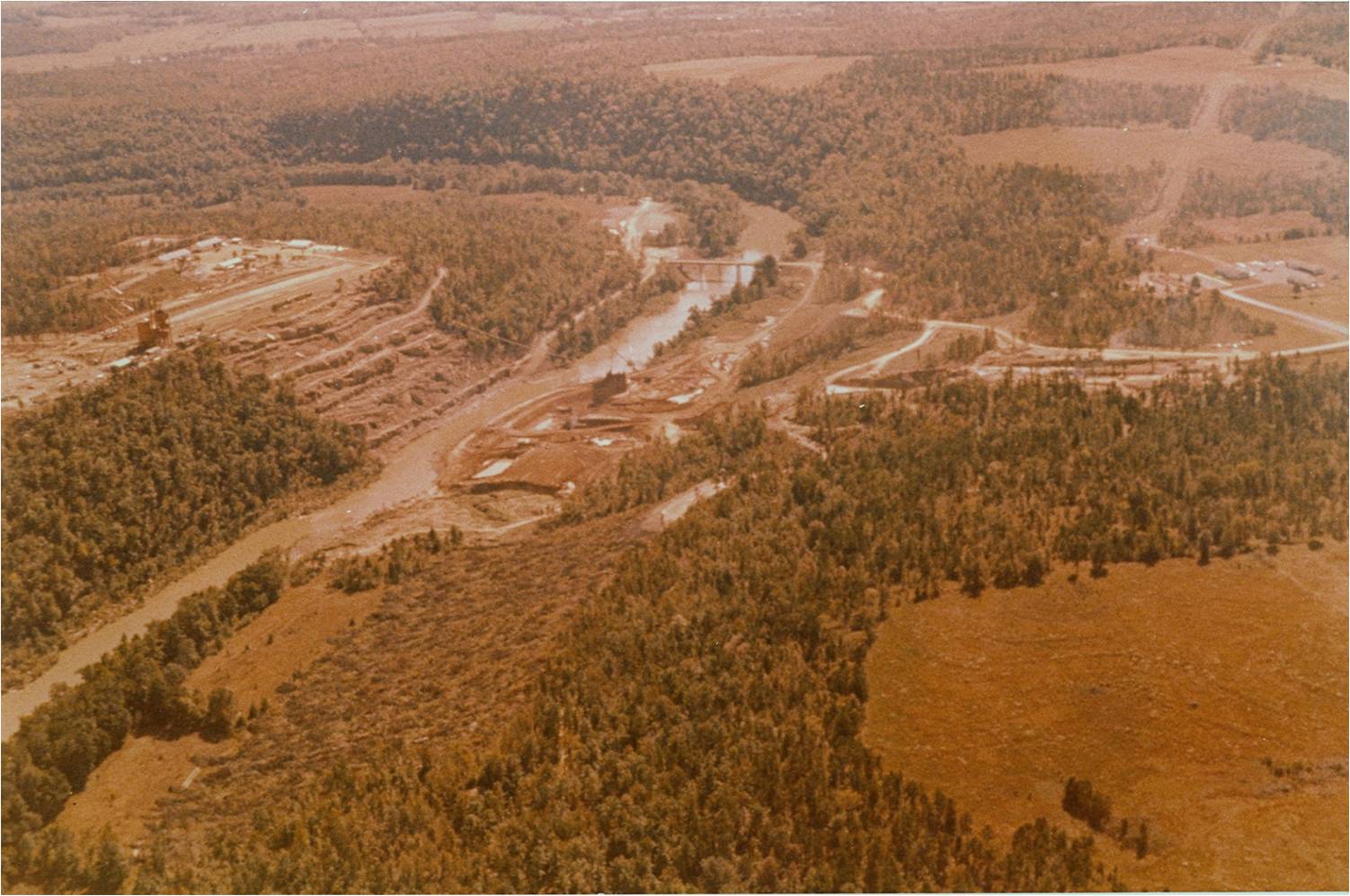 Greers Ferry Dam Construction circa 1959
