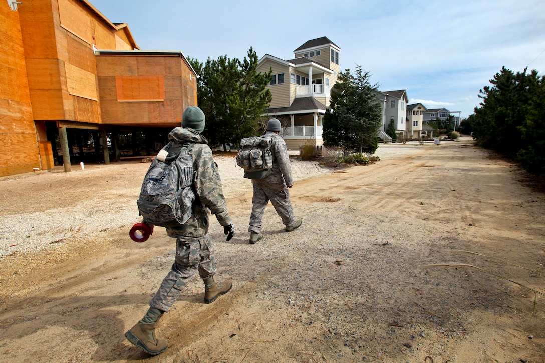 Airman Check For Residents Who Remained In Their Homes After Hurricane ...