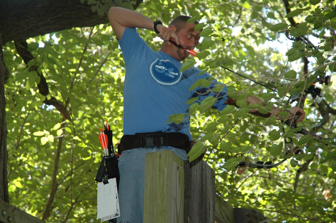 Target practice at Roberts Creek archery range