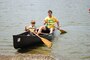 Canoers on Roberts Creek