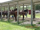 Horse stables at Elk Rock Equestrian Campground