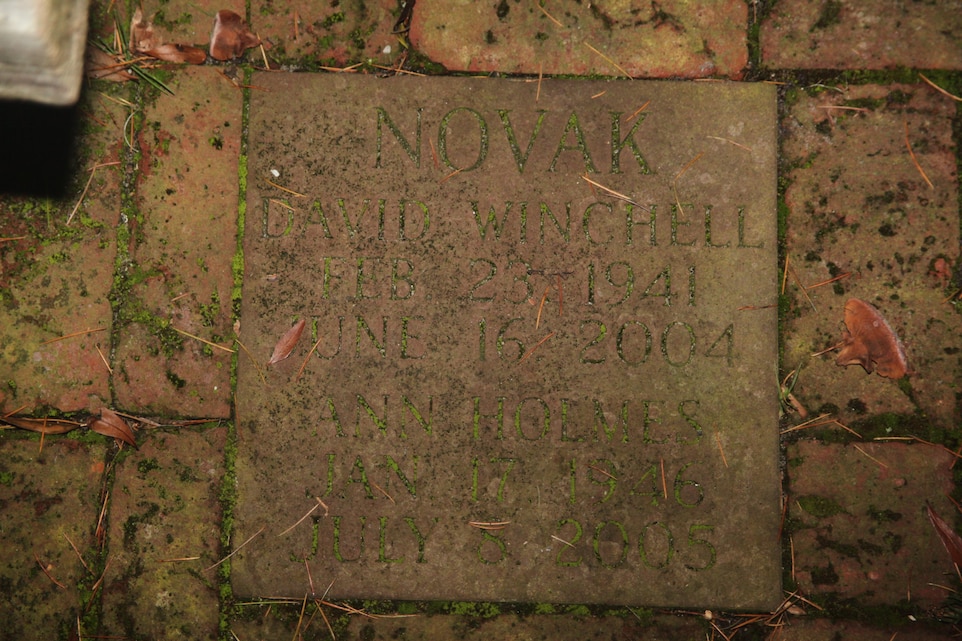 A brick inside the outdoor chapel of the Christ Church Graveyard in historic New Bern, N.C., is in fact a headstone for a couple who passed. The chapel is built on a land riddled with graves of those who passed during the times of the yellow fever outbreaks in New Bern.