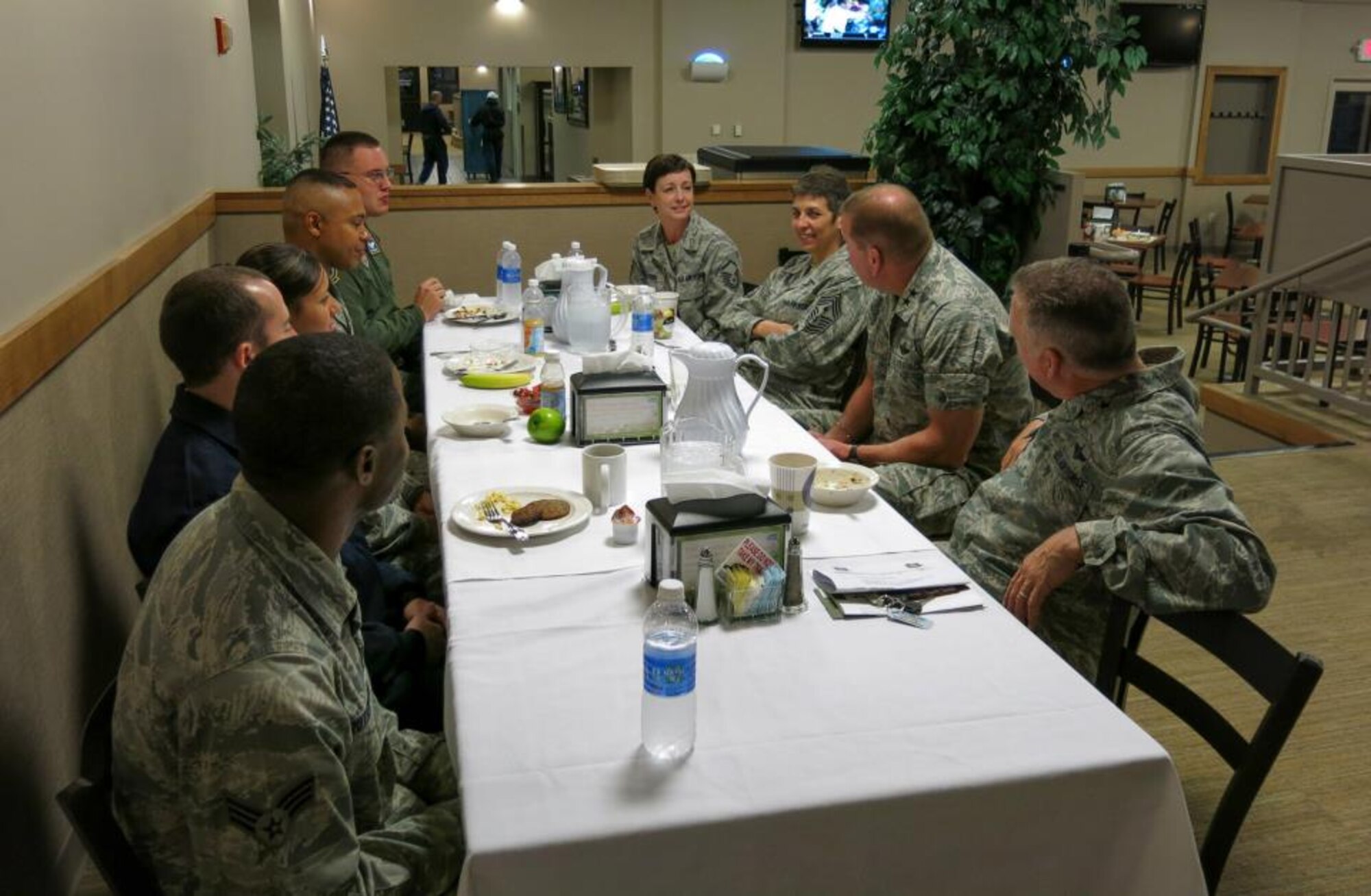 TRAVIS AIR FORCE BASE, Calif. -- Maj. Gen. Mark A. Kyle, 4th Air Force commander, U.S. Air Force Reserve, visited Team Travis Nov. 2-4, 2012 and met with Reserve and active-duty Airmen from all three mobility wings. (U.S. Air Force photo / Lt Col Robert Couse-Baker) 