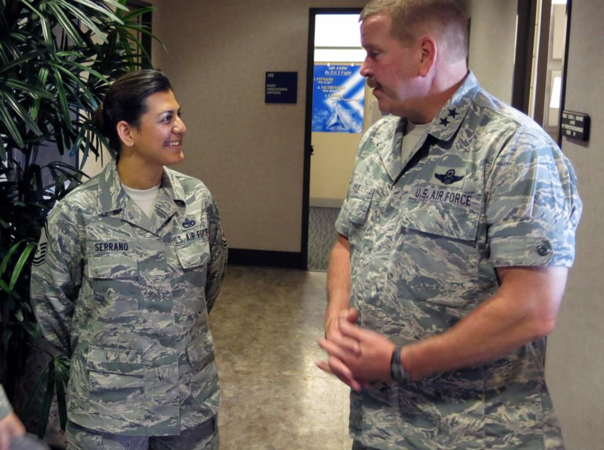 TRAVIS AIR FORCE BASE, Calif. -- Maj. Gen. Mark A. Kyle, 4th Air Force commander, U.S. Air Force Reserve, visited Team Travis Nov. 2-4, 2012 and met with Reserve and active-duty Airmen from all three mobility wings. (U.S> 