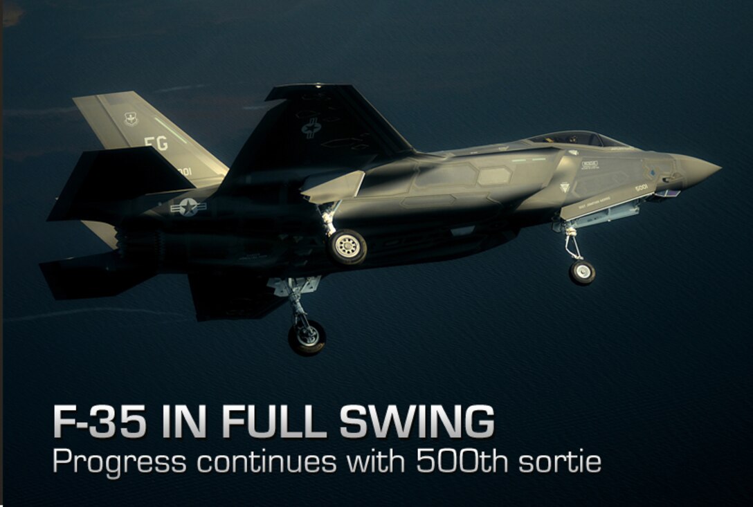 An F-35A Lightning II joint strike fighter from the 33rd Fighter Wing at Eglin Air Force Base, Fla., flies over the Emerald Coast Sept. 19, 2012 preparing to land. (U.S. Air Force photo/Master Sgt. Jeremy T. Lock)
