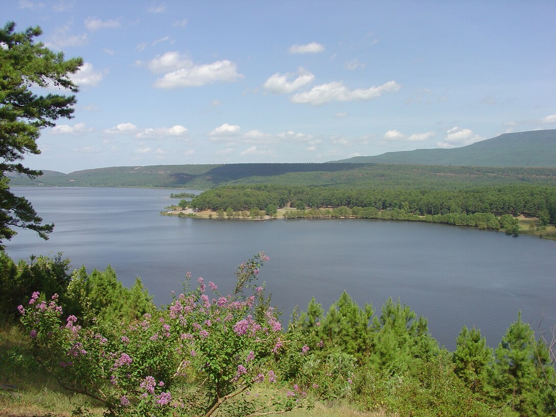 View of Blue Mountain Lake from the Opal L. James Memorial Overlook