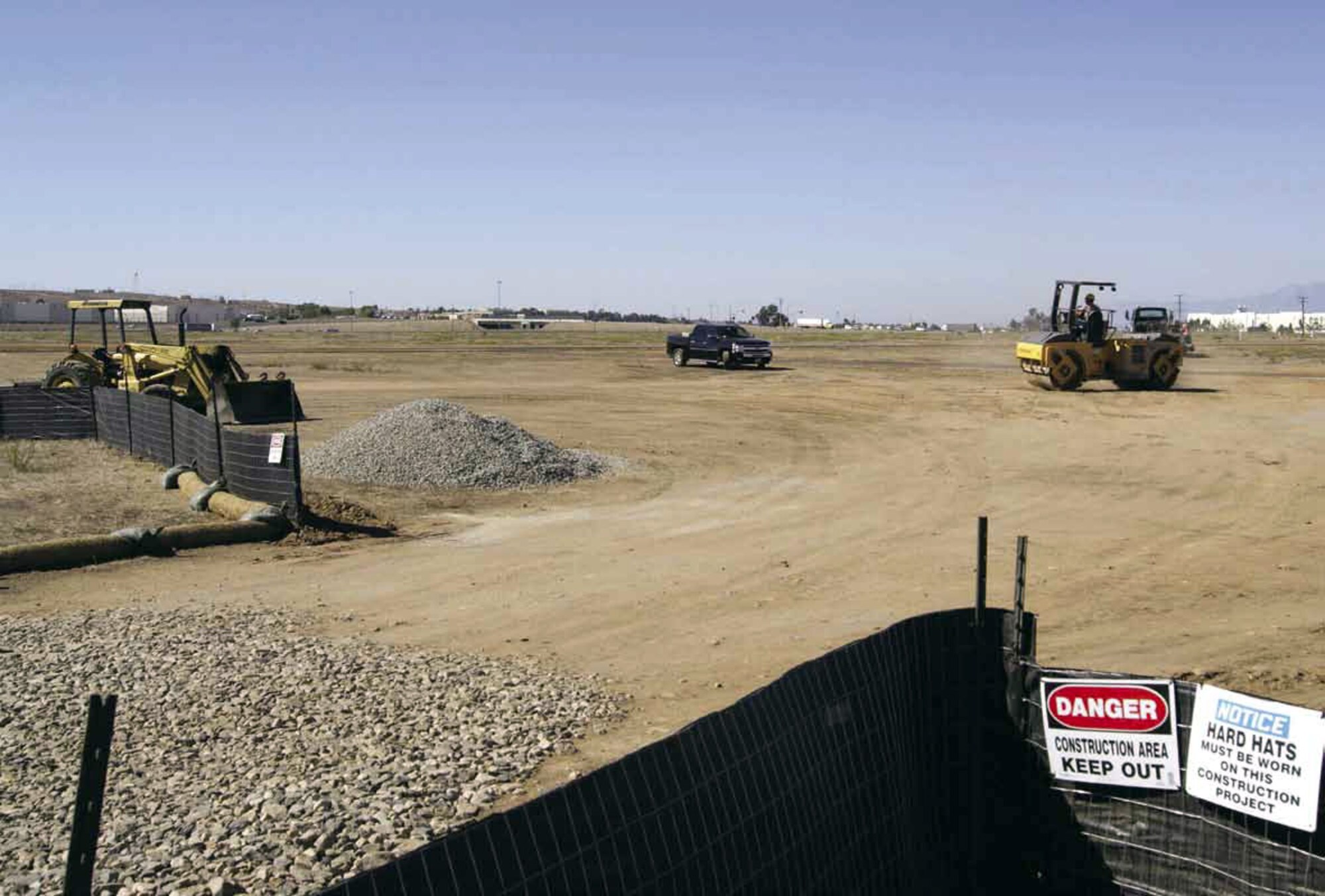 Construction area: Keep out!