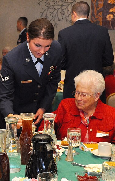 MINOT AIR FORCE BASE, N.D. -- The Day of Love is a Team Minot celebration that began in 1969 as a function to provide the senior citizens in the local community with a celebration of Thanksgiving. This year's 43rd annual Thanksgiving Day of Love is scheduled to be held Nov. 22 at the Jimmy Doolittle Center. (U.S. Air Force photo/Senior Airman Jessica McConnell) 
