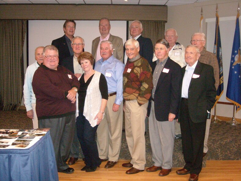 Former 934th Airlift Wing, Operations Group and Support Group commanders along with 96th Airlift Squadron commanders and first sergeants attended the 96th Associate Squadron reunion at the Officer's Club Oct. 20. (Courtesy photo)