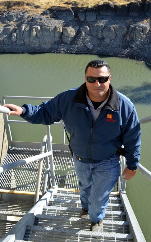 Philip Golia, shown Nov. 2, 2012 at Black Butte Lake near Orland, Calif., joined the maintenance team at Black Butte Lake through the U.S. Army’s Warrior Care and Transition Program. Golia was injured in 2009 while clearing roadside bombs from a route near the Pakistan border. 