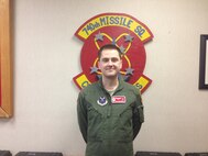 MINOT AIR FORCE BASE, N.D. -- 1st Lt. Shawn Burnside, 91st Missile Wing missile combat crew commander shared his experiences fighting cancer while training and competing in the third-annual Global Strike Challenge. (Courtesy photo)