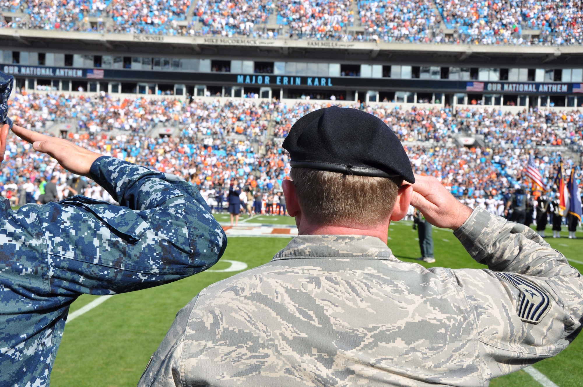 salute to service panthers