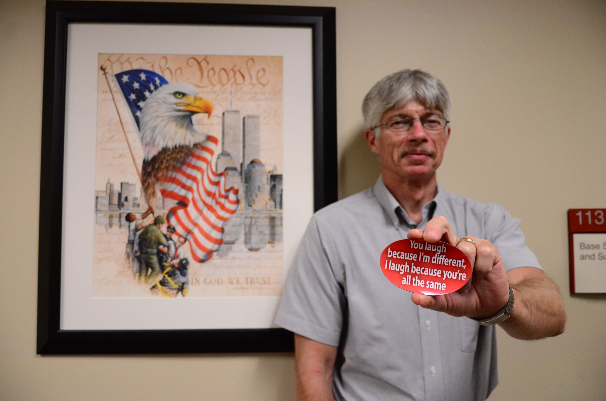 Melvin Smith , 94th Airlift Wing chief of contracting, gives his office a new spin on old, tried and true principles. (U.S. Air Force photo/Senior Airman Elizabeth Van Patten)