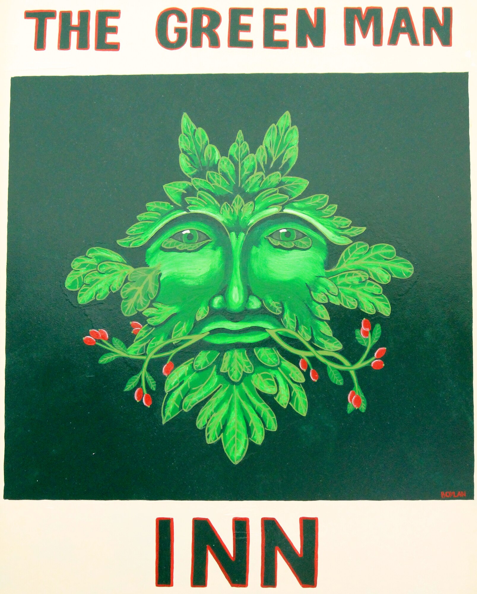The name “Green Man” graced 78 pubs in England, according to a 2011 Mail Online article. The name was handily beaten by “Red Lion” which had 518 namesake pubs. (U.S. Air Force photo by Capt. Jason Smith/Released)