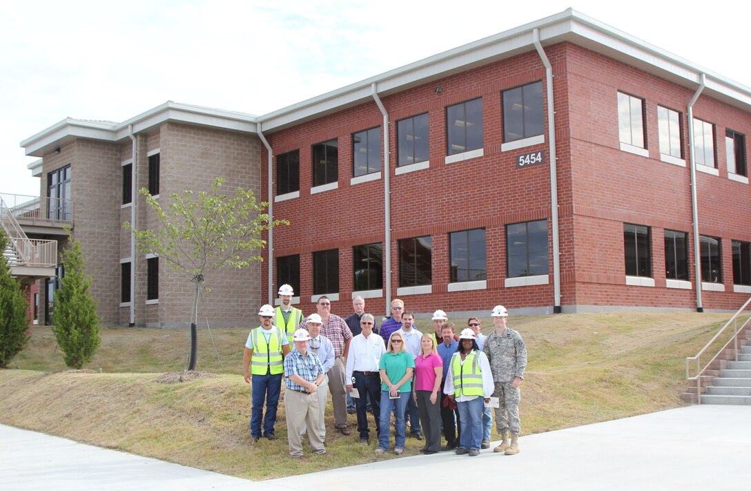 The Fort Jackson team that managed the Quad DFAC construction.