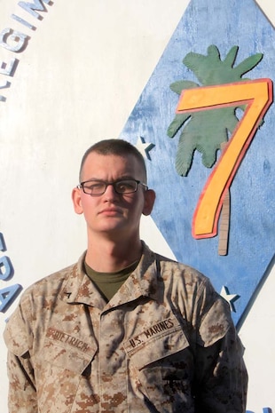 Motivated to pave his own path in life, Pfc. Clifford Dietrich decided to enlist in the Marine Corps once he graduated high school. The Marine Corps celebrated its 237th birthday, Nov. 10. As is tradition, Dietrich, the youngest Marine present during Regimental Combat Team 7â€™s ceremony, received the second piece of cake. For Dietrich, this was a first. Dietrich, a data helpdesk clerk with RCT-7, is from Ocala, Fla.