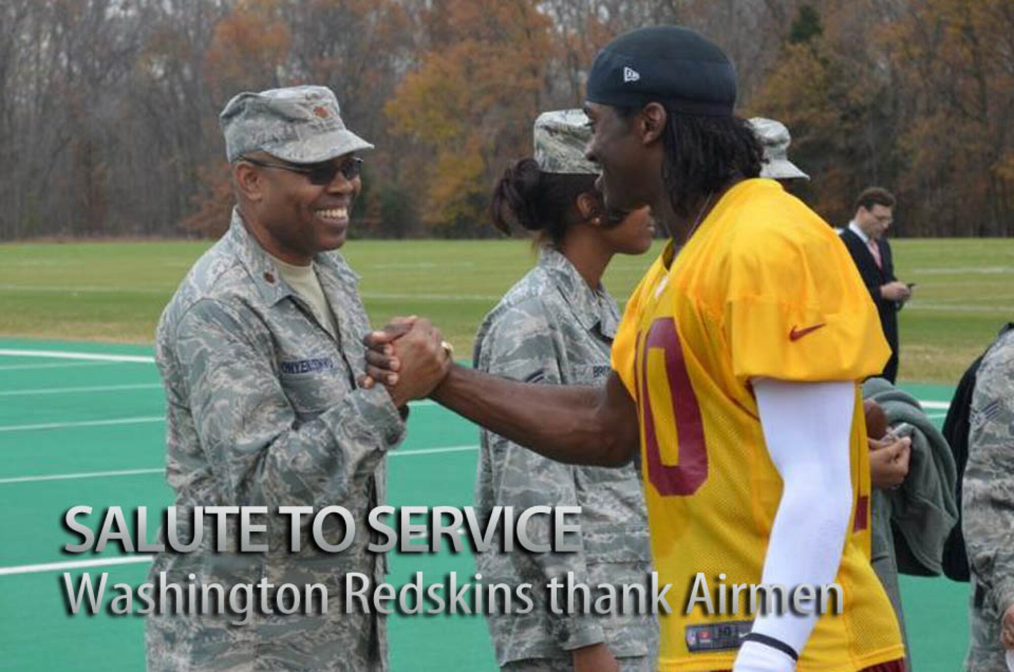 Redskins salute to store service