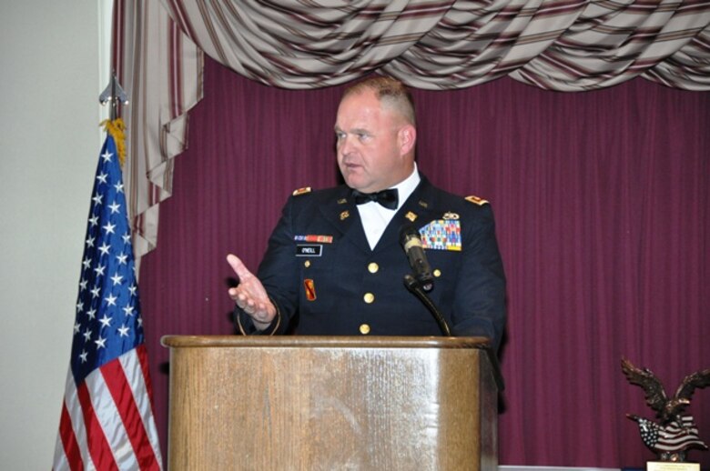 507th Air refueling Wing

11/14/2012 – TINKER AIR FORCE BASE, Okla. – Major Todd M. O’Neill, Mobilization Planner for the Oklahoma National Guard Joint Force Headquarters in Oklahoma City, speaks about the commit and excellence the men and women of the 507th Air Refueling Wing display day in and day out.  Maj. O’Neill, a prior active duty Air Force served as the guest speaker for the annual awards banquet.  
