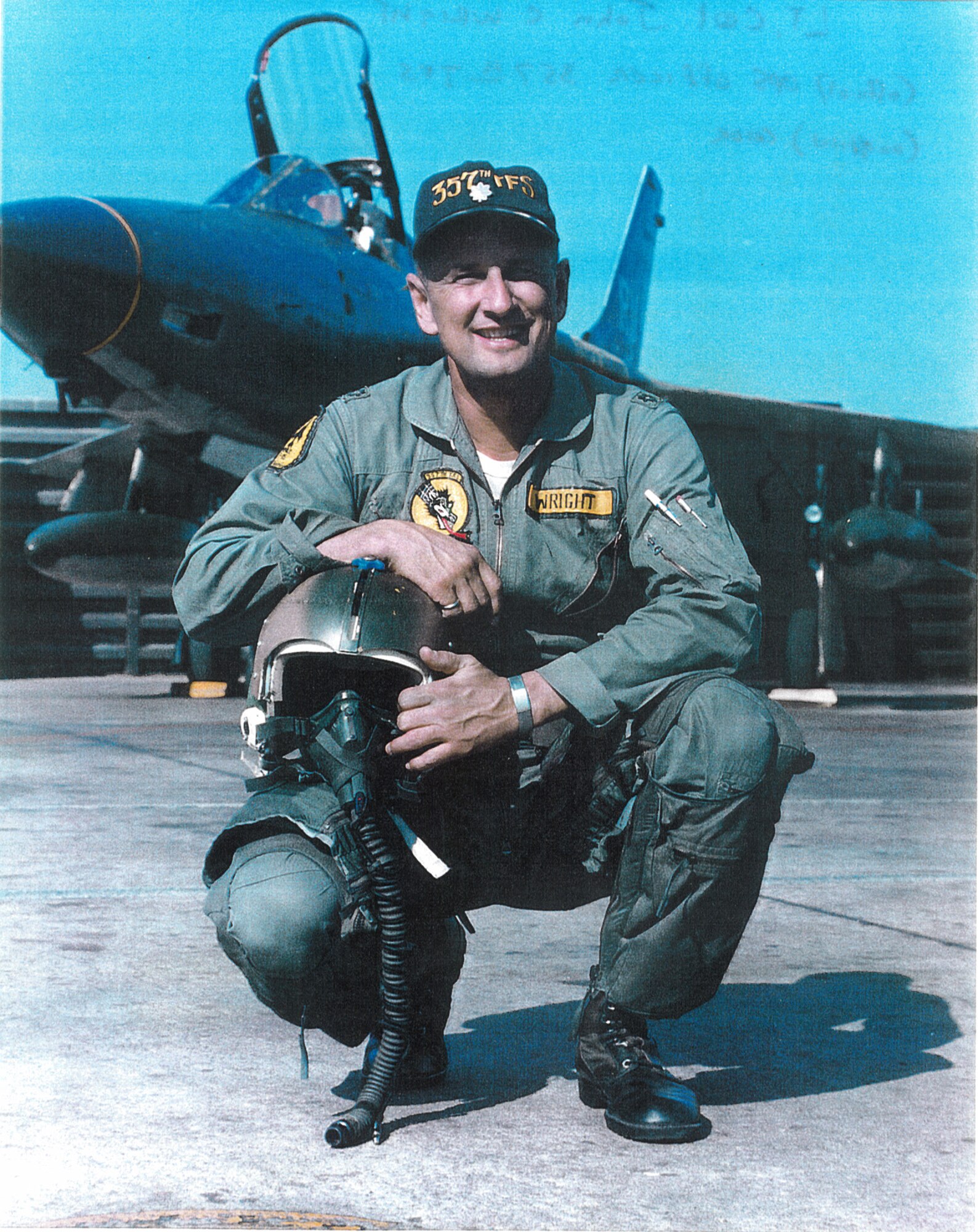 Retired Lt. Col. John C. Wright flew 140 missions over Loas and North Vietnam in the F-105 in 1969. The F-105, dubbed the “Thud” by its pilots, was one of the primary strike bombers of the Vietnam War. Most of Wright’s missions in the Thud were strikes on convoys and troop concentrations. (Courtesy photo)