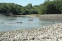 Fishing boats in tailwaters