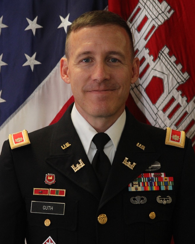 Lieutenant Colonel Craig S. Guth assumed duties as Deputy Commander of the U.S. Army Corps of Engineers Little Rock District on August 7, 2011