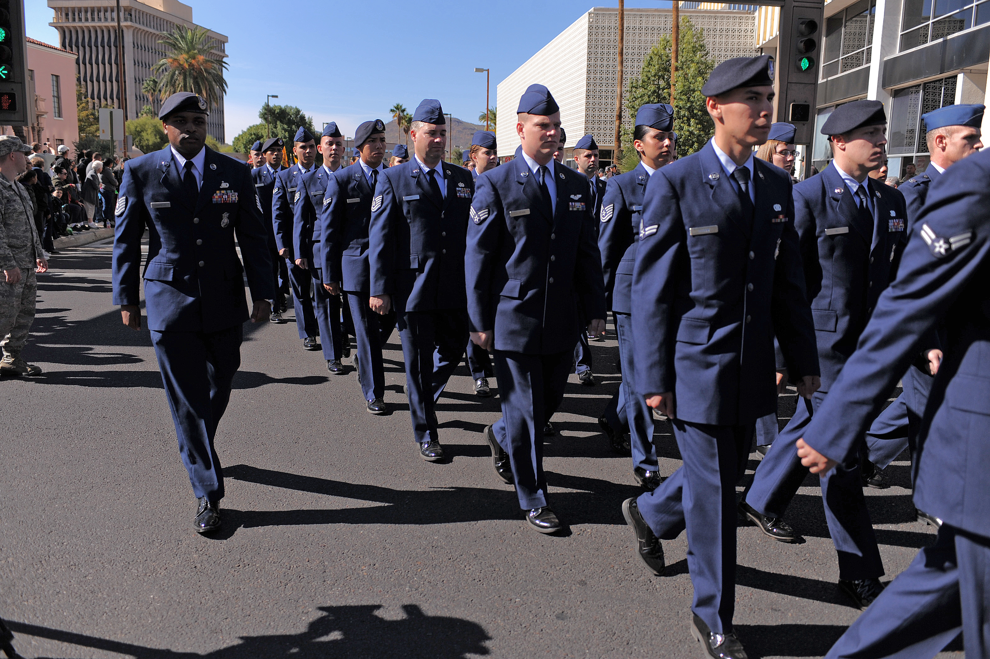Airmen participate in Veteran's Day Parade > DavisMonthan Air Force