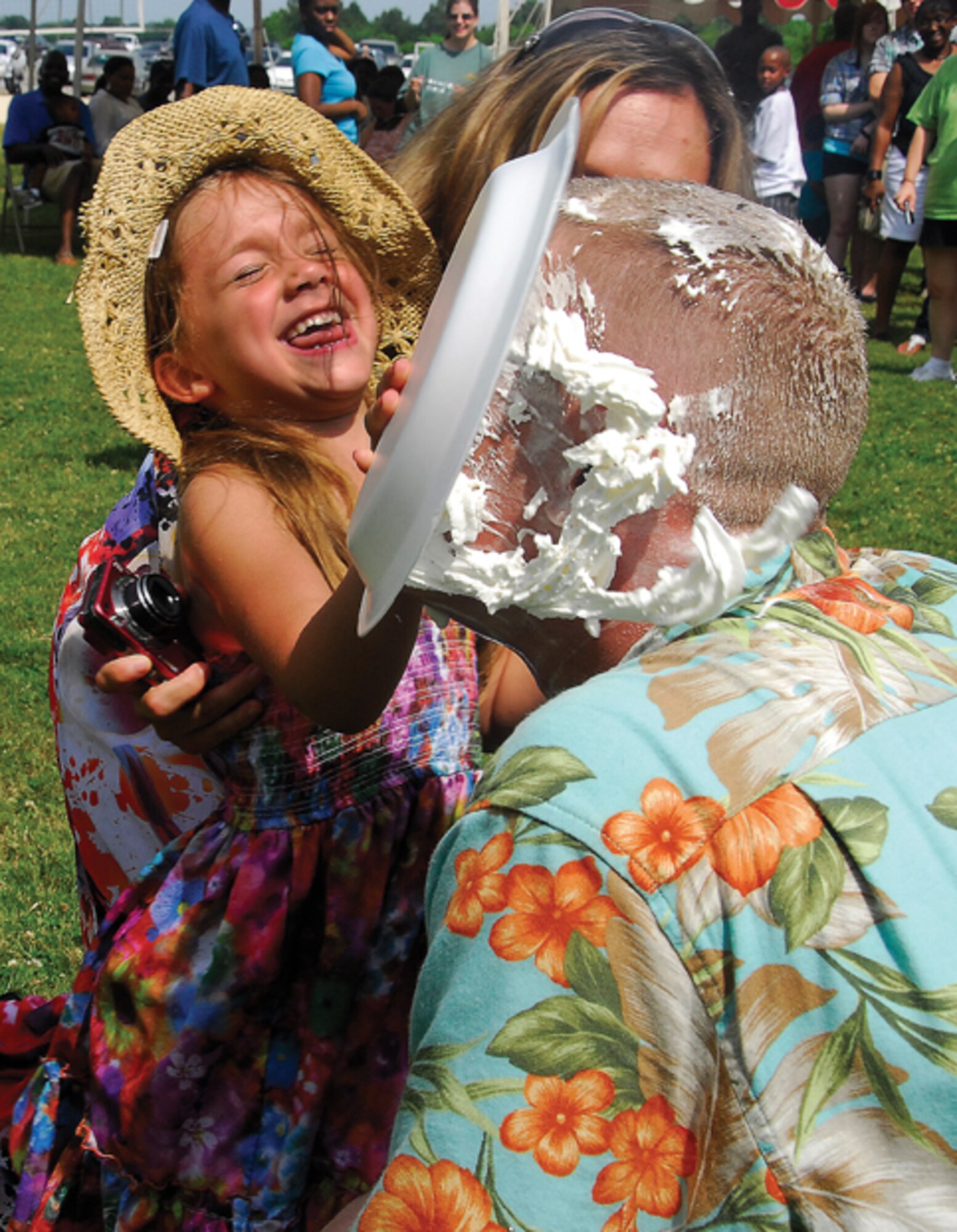 ACE members have taken part in such diverse events as the Family Day Pie in the Face Fundraiser; feedings for area homeless and base-wide events. 
