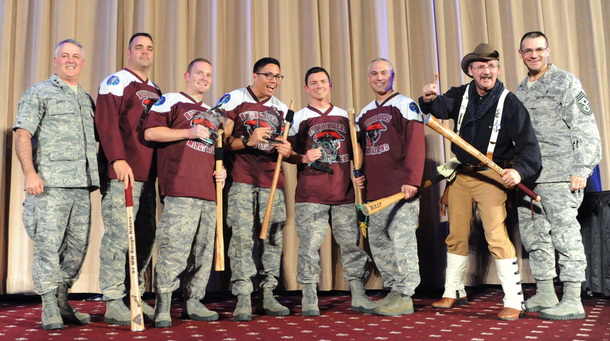 BARKSDALE AFB, La. -- Team Minot's 91st Missile Wing shined at this year's third annual Global Strike Challenge, earning the Blanchard Trophy, the nation’s top honor for an Intercontinental Ballistic Missile (ICBM) Wing, among many others. (U.S. Air Force photo/Senior Airman Brittany Y. Auld)