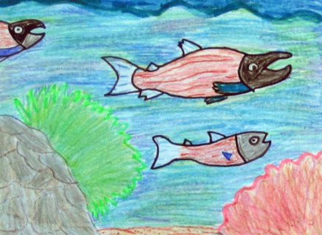 Art from the Stanislaus River Salmon Festival, Nov. 3, 2012.