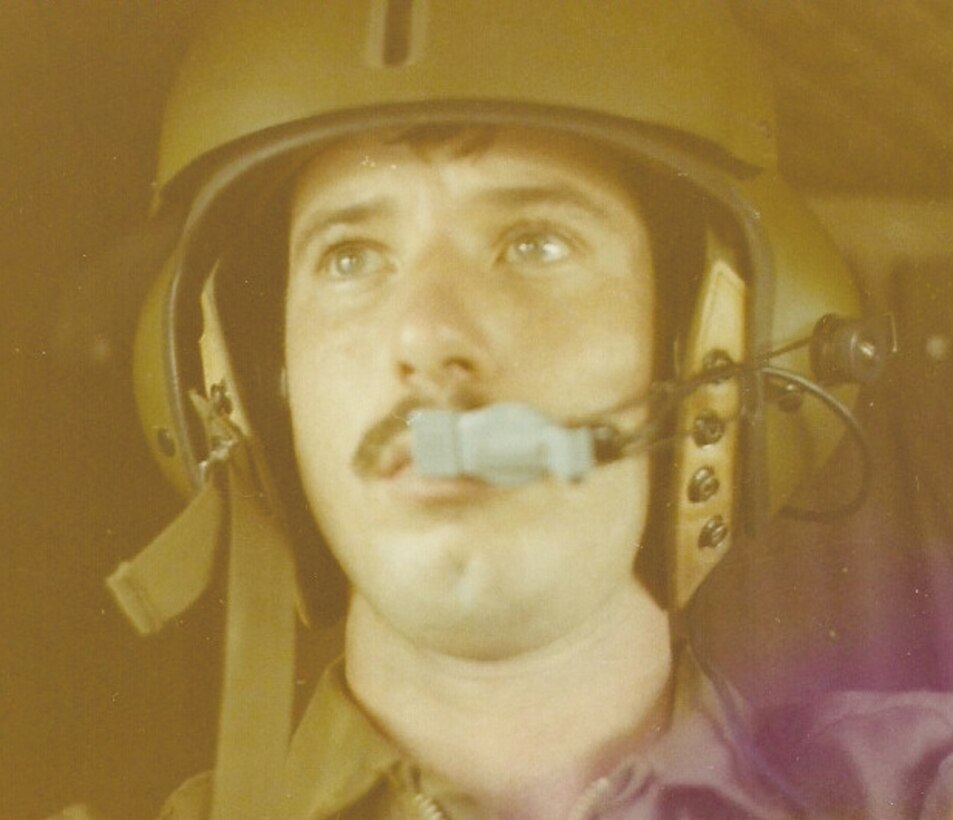 An old photo shows Jerry Laney during his service with the U.S. Army. An information technology specialist with Marine Corps Logistics Command, he served two tours in Vietnam in 1967 and 1969 and has recently received honors for his service and heroism there.