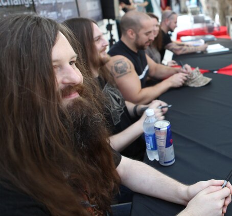 Metal Band All That Remains Visits Lejeune Marine Corps Base