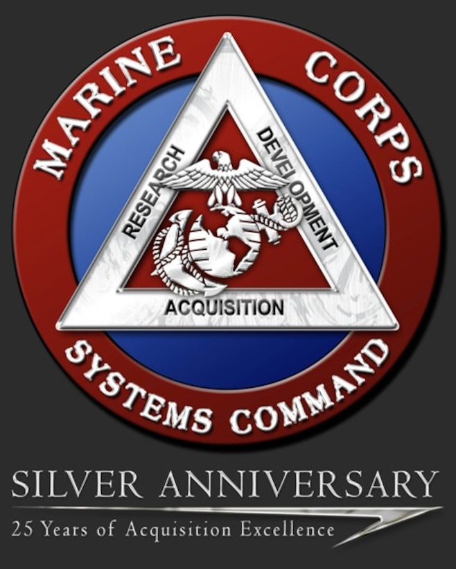 This logo was created specifically for Marine Corps Systems Command’s 25th Anniversary.