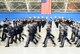 The U.S. Air Force Honor Guard marches by the U.S. Air Force Band during a rehearsal, Nov. 19, 2012, at Joint Base Andrews, Md. The 11th Operations Group assets will be traveling to New York City to perform a featured patriotic tribute, 