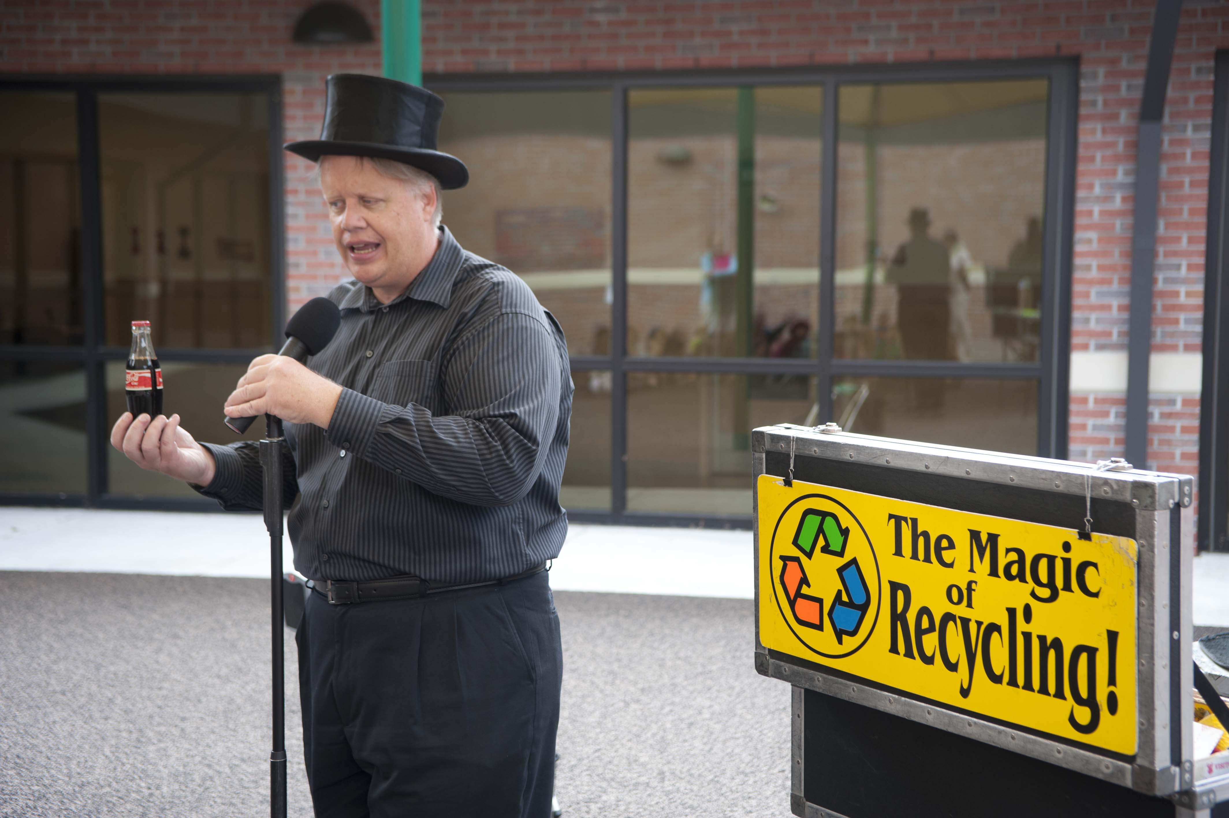 Magic helps children understand recycling > Moody Air Force Base