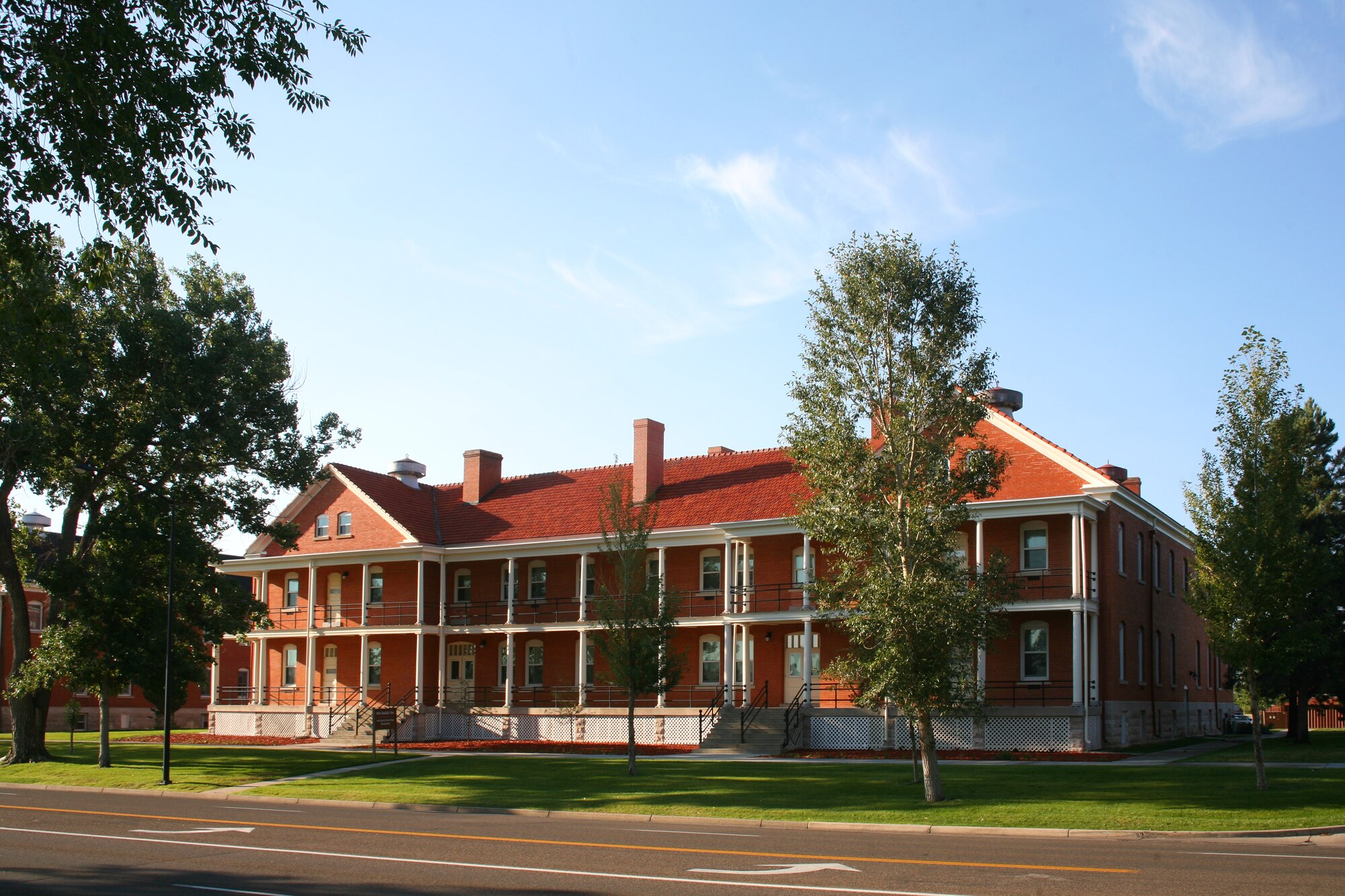 F.E. WARREN AIR FORCE BASE, Wyo. -- A dormitory here is one of three designs earning top honors in the 2012 Design Awards announced Nov. 13, 2012. The Honor Award category recognizes the best in Air Force building design. In all, 15 designs were recognized in three different award categories. (Courtesy photo)