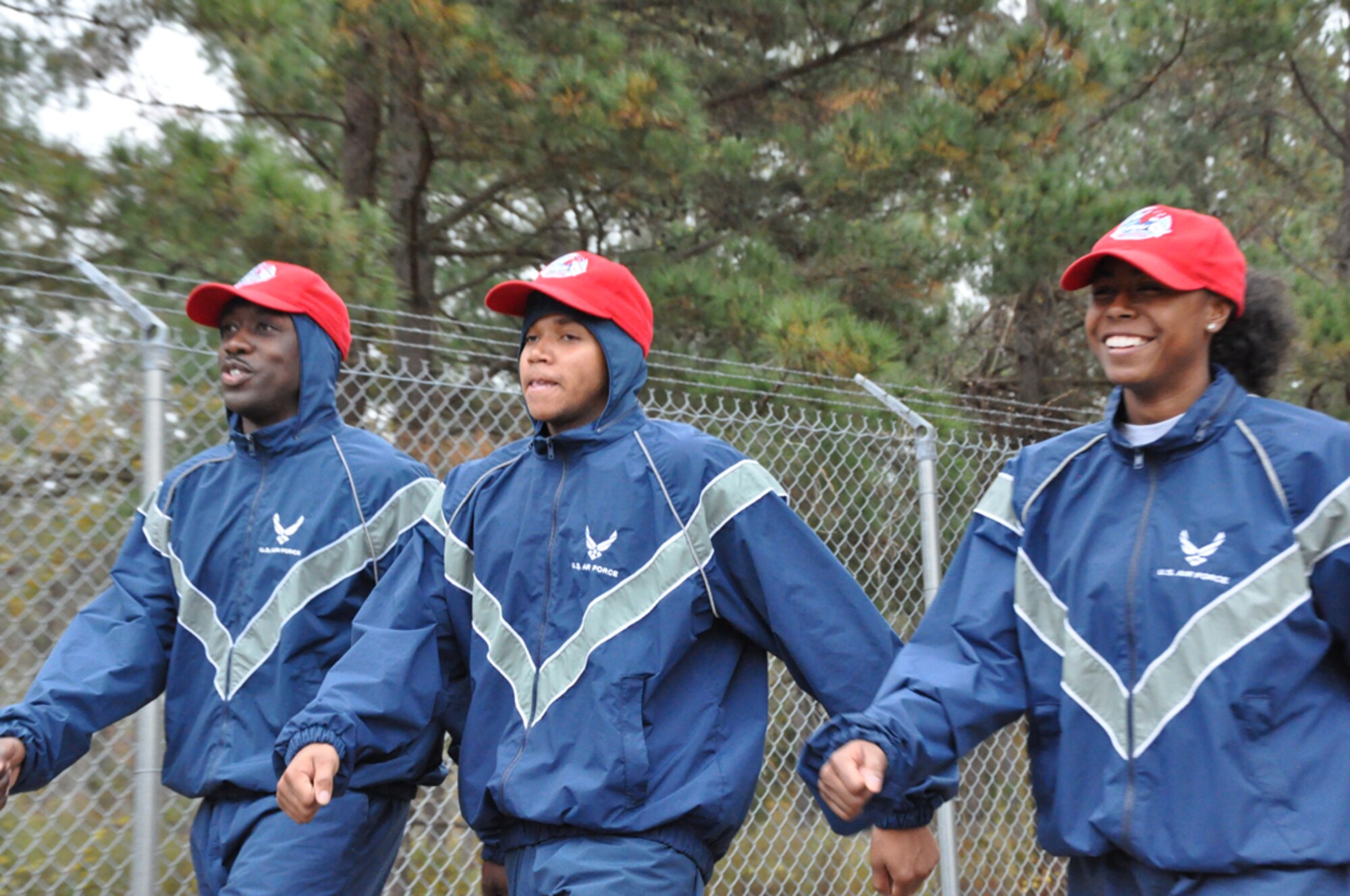 Reservists from the 567th RED HORSE Squadron dominated the 916th Air Refueling Wing's Semi-Annual Warrior Run/Walk on Sunday, Nov. 18, 2012. The HORSE walked away with most participation and the overall female winner. (USAF photo by Master Sgt. Wendy Lopedote, 916ARW/PA)
