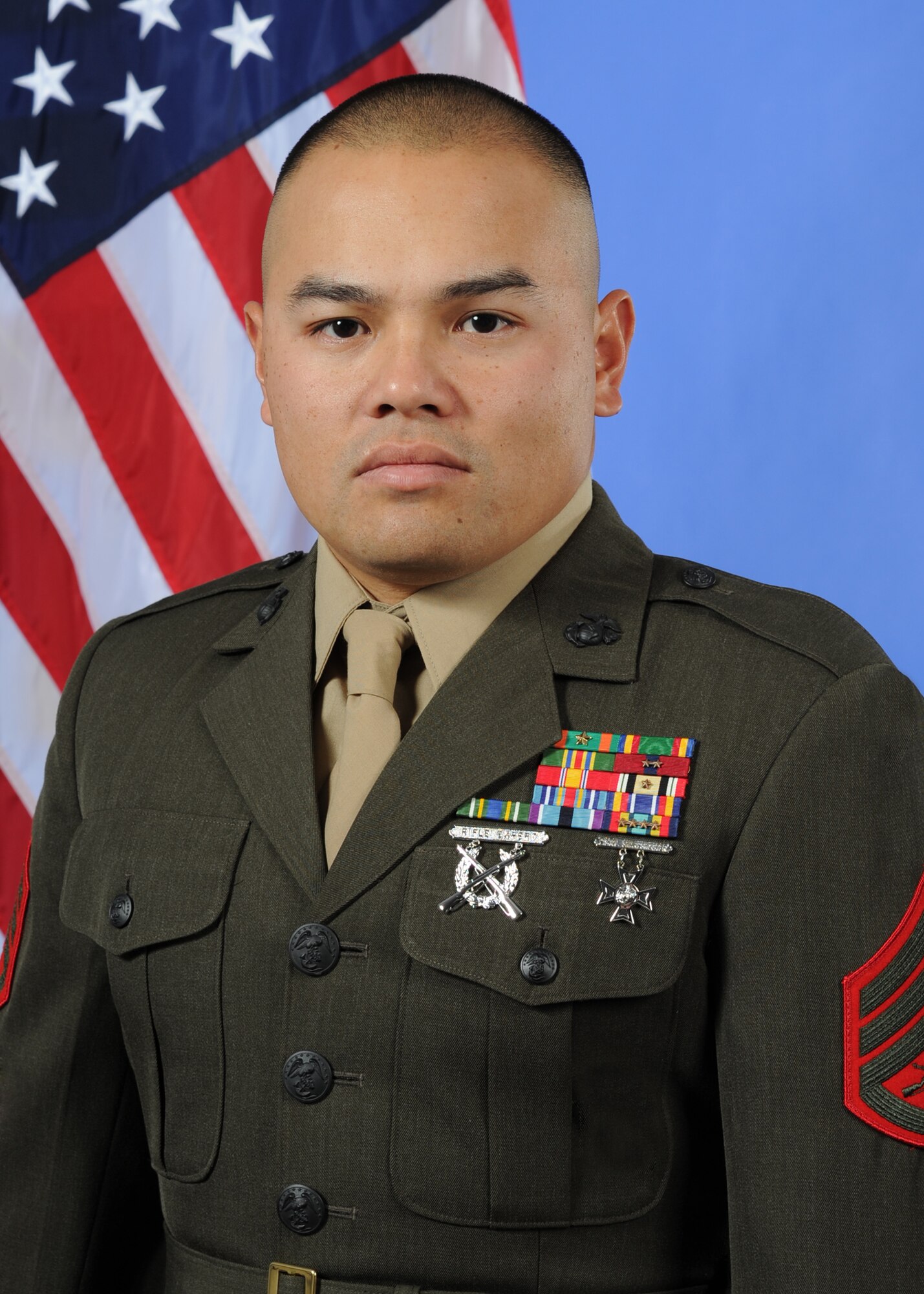 Official photo for USMC Staff Sgt. Mark Frederickson, 364th Training Squadron.  Frederickson was named the 82nd Training Wing "Commander's Wingman of Choice" for Nov. 19-23, 2012. (U.S. Air Force photo)