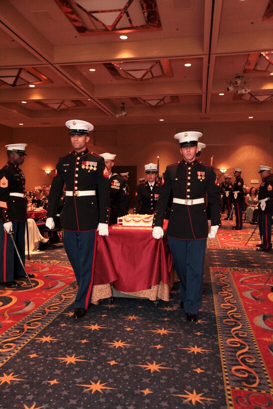 13th MEU Marines celebrate the Corps' 237th Birthday in Anaheim
