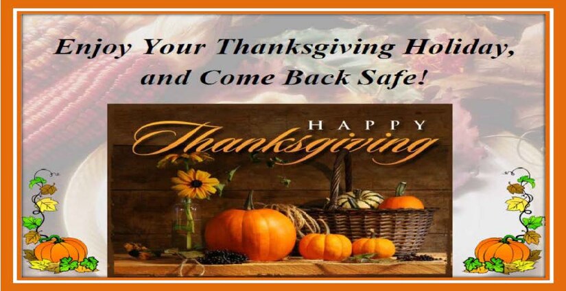 Commander S Thanksgiving Message Sheppard Air Force Base Article Display