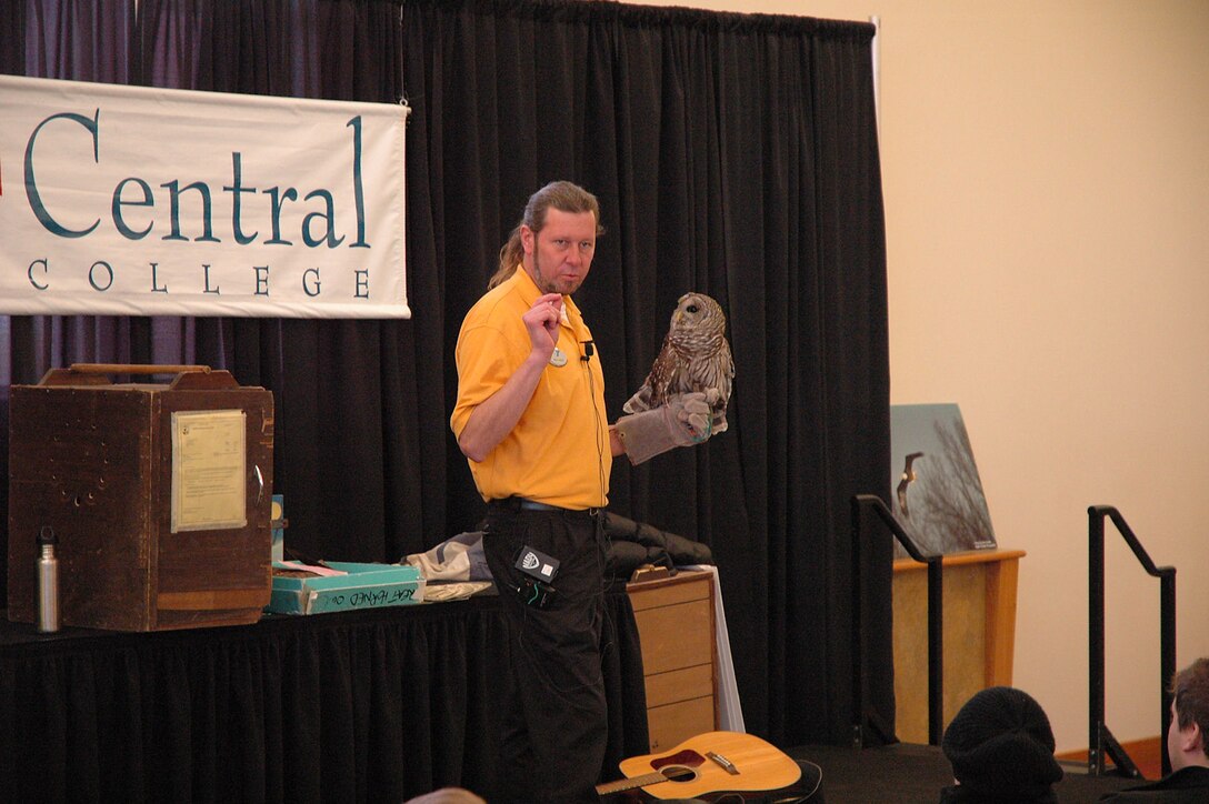 Presenter with Barred Owl