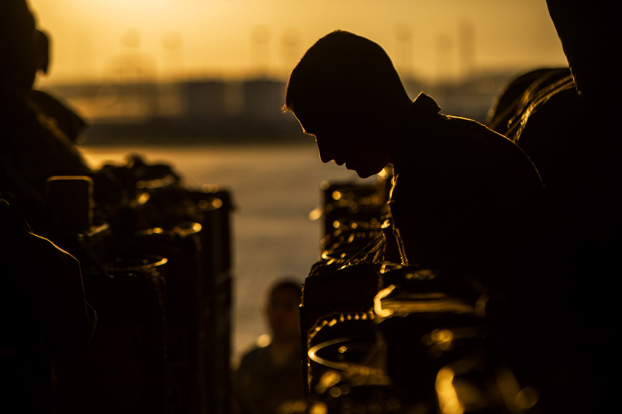 U.S. Air Force Airman 1st Class Luke Tucciarone, 774th Expeditionary Airlift Squadron loadmaster, checks the pallets on a U.S. Air Force C-130H Hercules Oct. 31, 2012, Bagram Airfield, Afghanistan. The 774th EAS provides tactical airlift, airdrop and aeromedical evacuation, creating an air bridge for personnel, equipment and supplies. Tucciarone's hometown is Oxford, Conn. (U.S. Air Force photo/Staff Sgt. Jonathan Snyder)