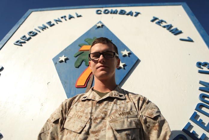 Corporal Raymond H. Tulkki is currently deployed to Afghanistan with Regimental Combat Team 7. On his second deployment to Afghanistan, the Phoenix native and Marine Air-Ground Task Force planning specialist has seen Afghanistan at its highest troop numbers and now aids in the drawdown of U.S. servicemembers as the Afghans take security of their own country.
