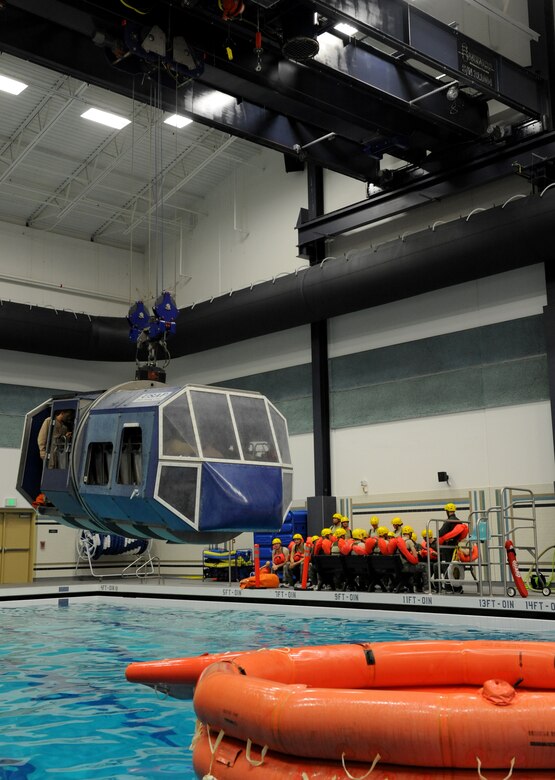 Sink or swim SERE specialists train Airmen in water survival