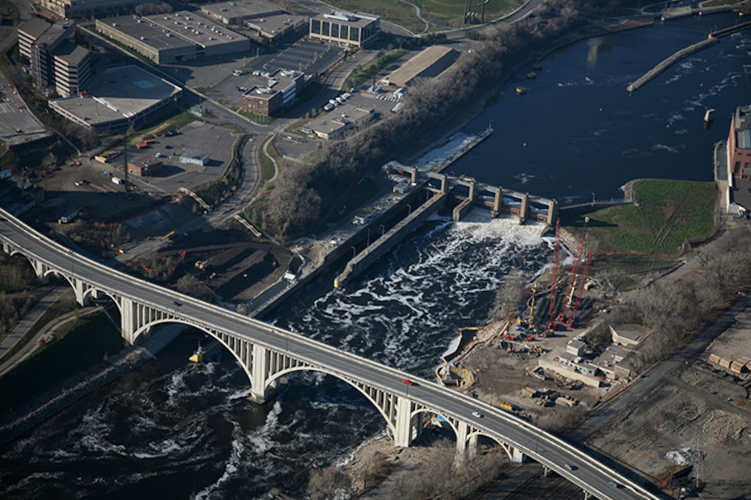 Lower St. Anthony Falls Lock and Dam, Minneapolis, Minn.