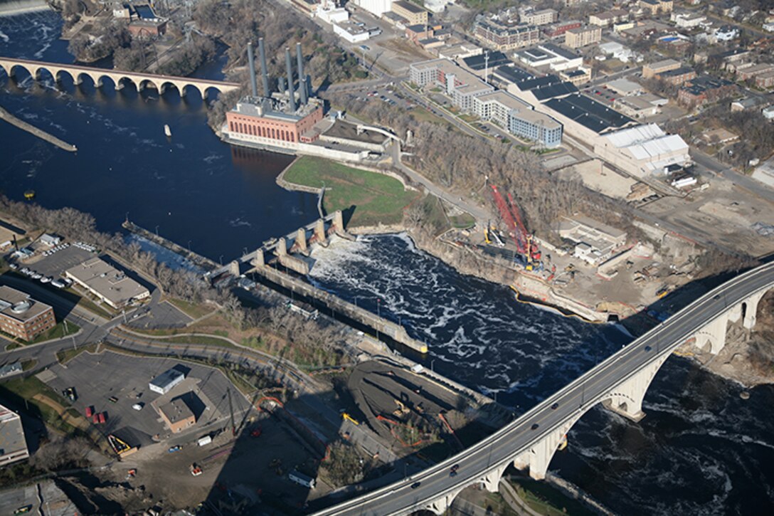 Lower St. Anthony Falls Lock and Dam, Minneapolis, Minn.