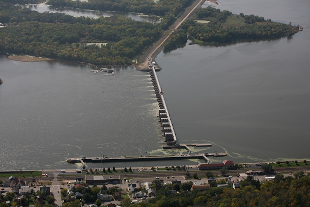 Lock and Dam 4, Alma, Minn. Upper Mississippi River mile 752.8