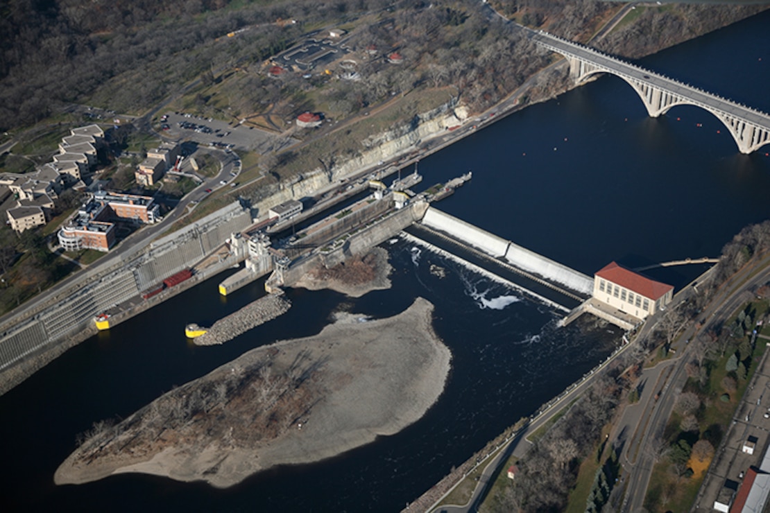 Lock and Dam 1, Minneapolis, Minn. Upper Mississippi River mile 847.9