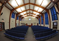 The Joint Base San Antonio-Randolph Religious Activities Center will officially reopen next week with a ribbon-cutting ceremony after more than a year of renovations. (United States Air Force photo by Benjamin Faske)