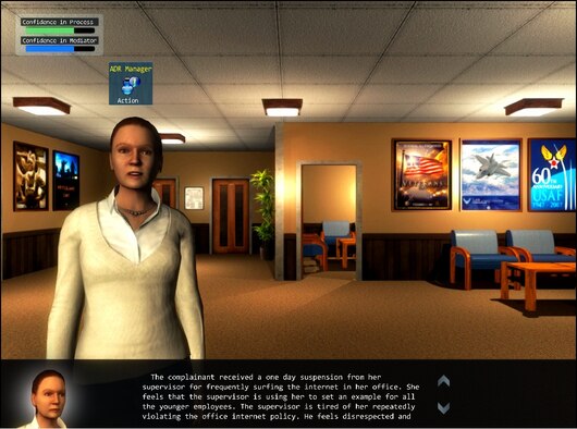 Avatar Computer Based Training Home Screen